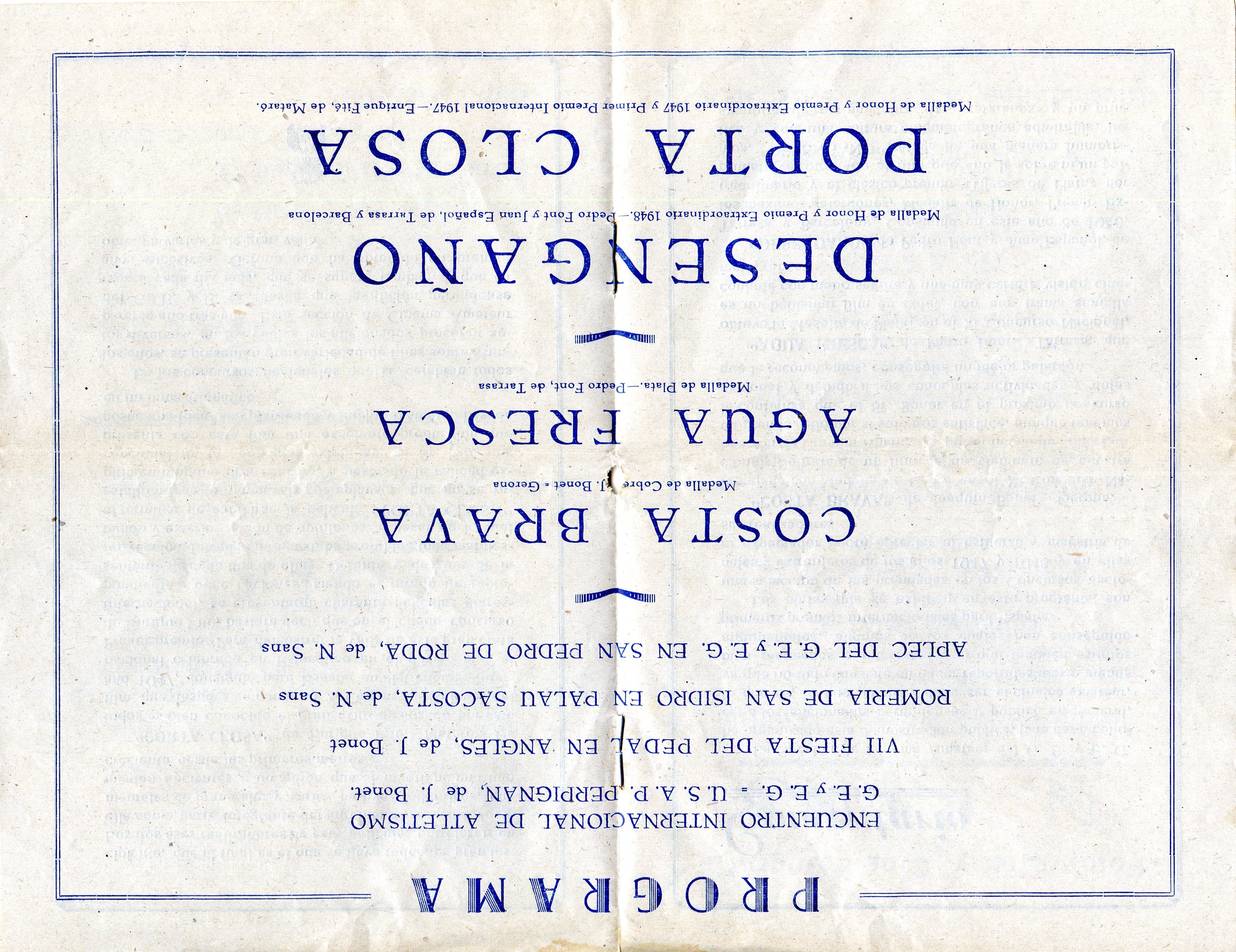 Sección de Cinema Amateur del G.E.E.G., La : Presenta en sessión única el día 1.º de Julio, a las 10'30 noche "Selección de films premiados en los concursos nacionales de cinematografia amateur de 1947 y 1948" : Cine Gran-Via - Miniatura 3